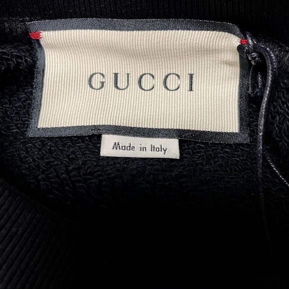 Gucci Black Logo Polka Dot Sweatshirt XXXS XS 617964 Designer Luxury Top Trendy - Picture 16 of 16